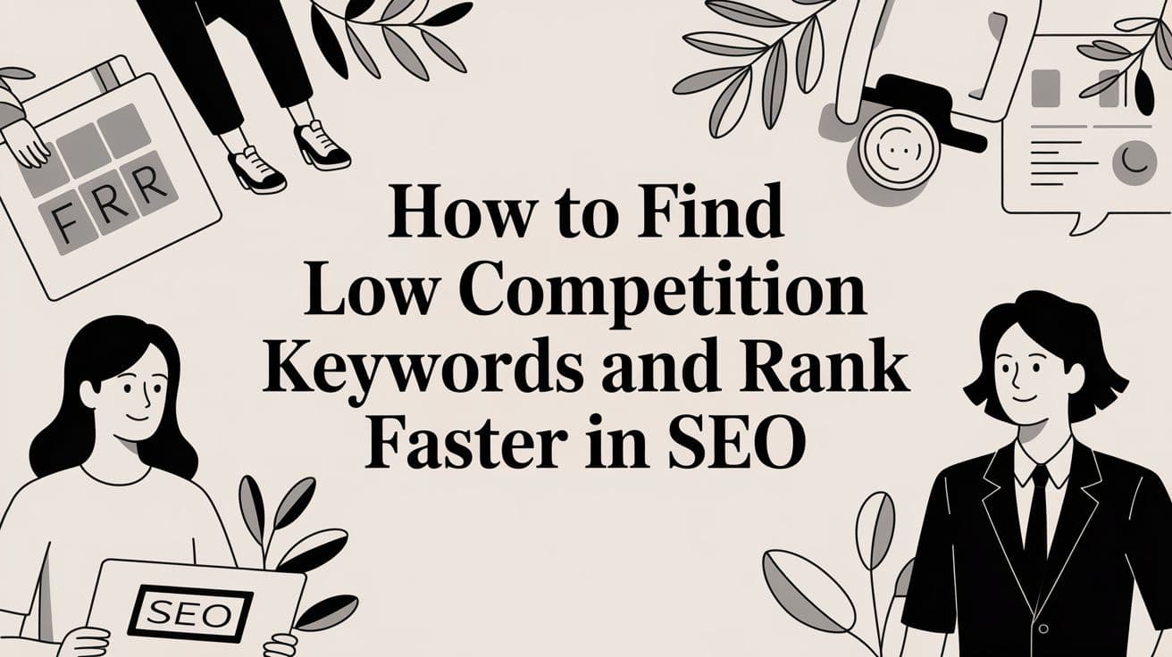 Featured image for: How to Find Low Competition Keywords and Rank Faster in SEO