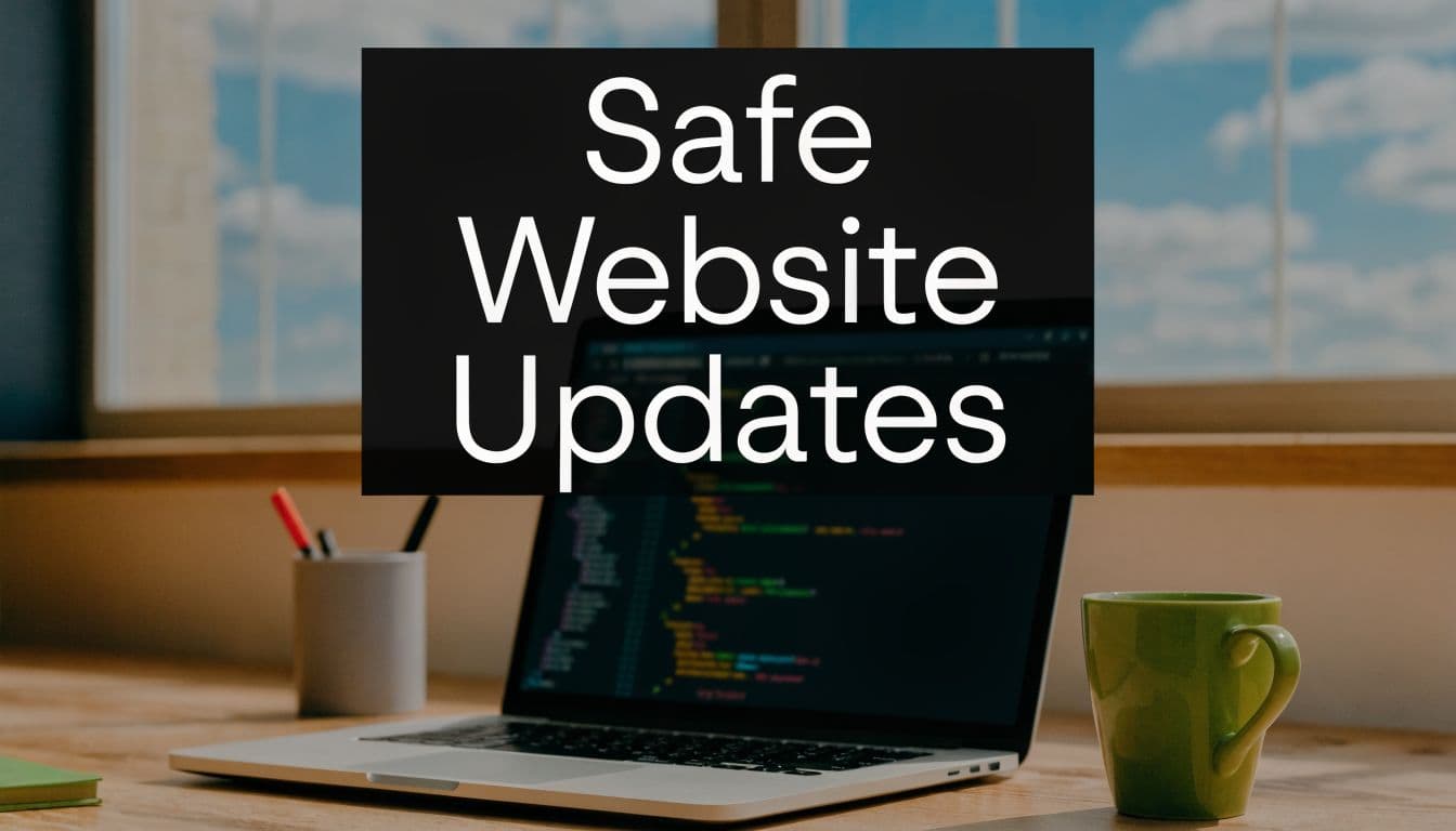 Featured image for: How to Update a Website Safely in 2026