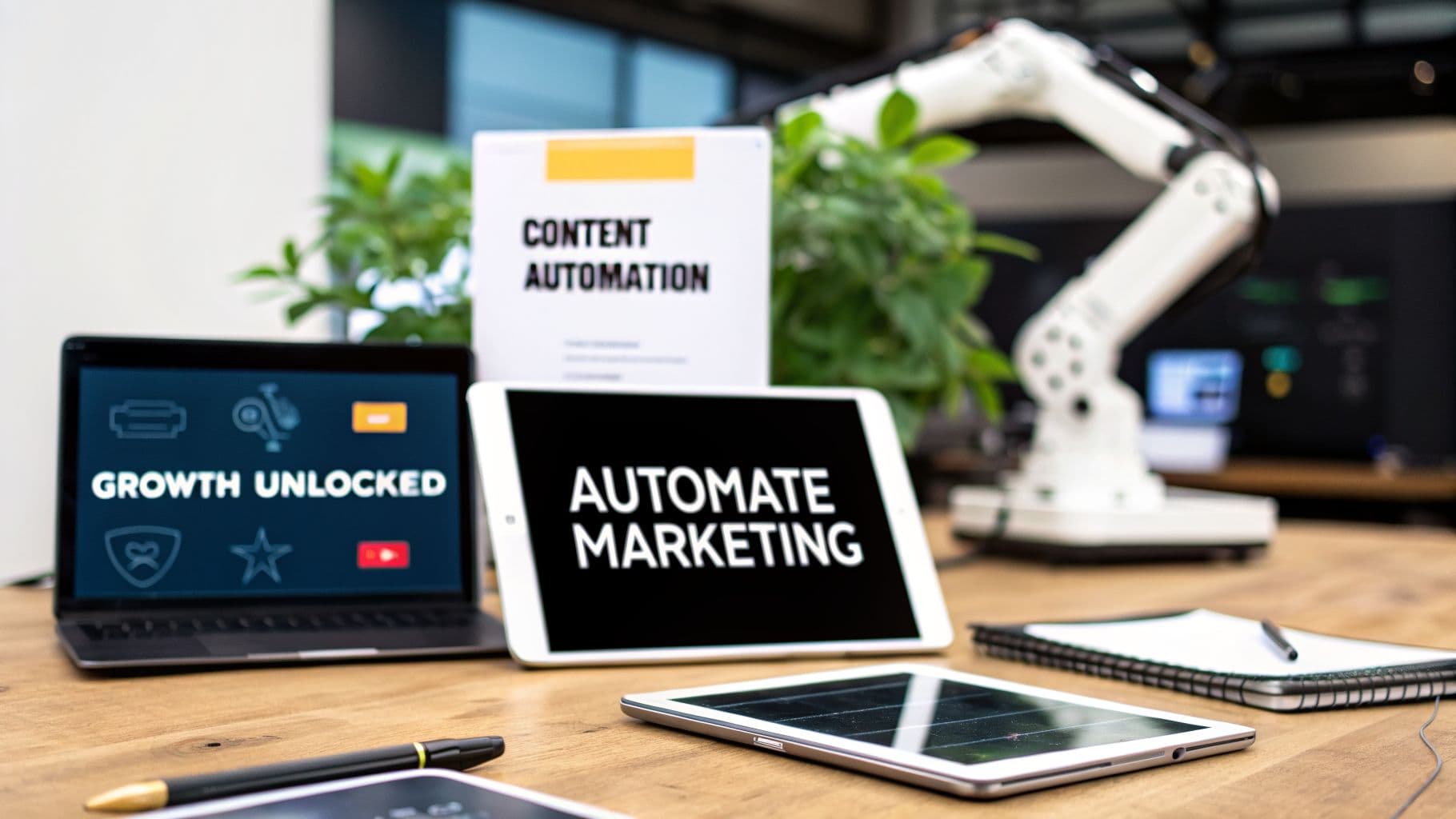 Featured image for: Unlocking Growth with Automation Content Marketing