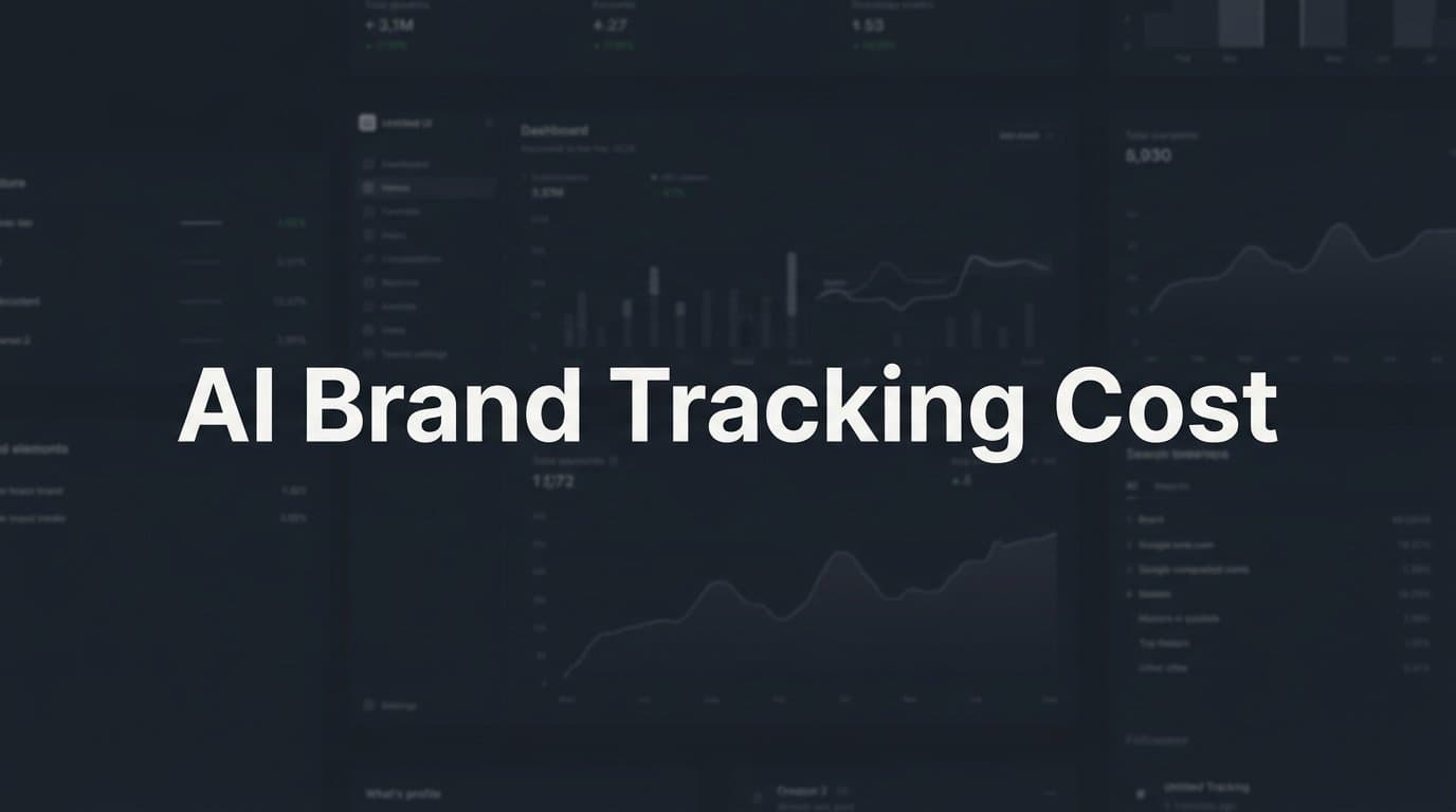Featured image for: AI Brand Tracking Cost: What You Should Expect to Pay in 2026