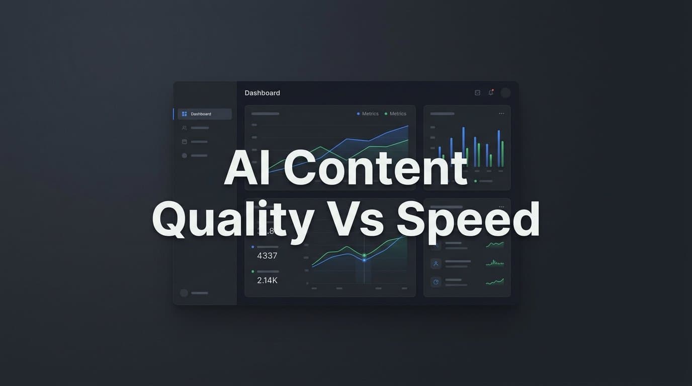 Featured image for: 7 Proven Strategies to Balance AI Content Quality vs Speed Without Sacrificing Either