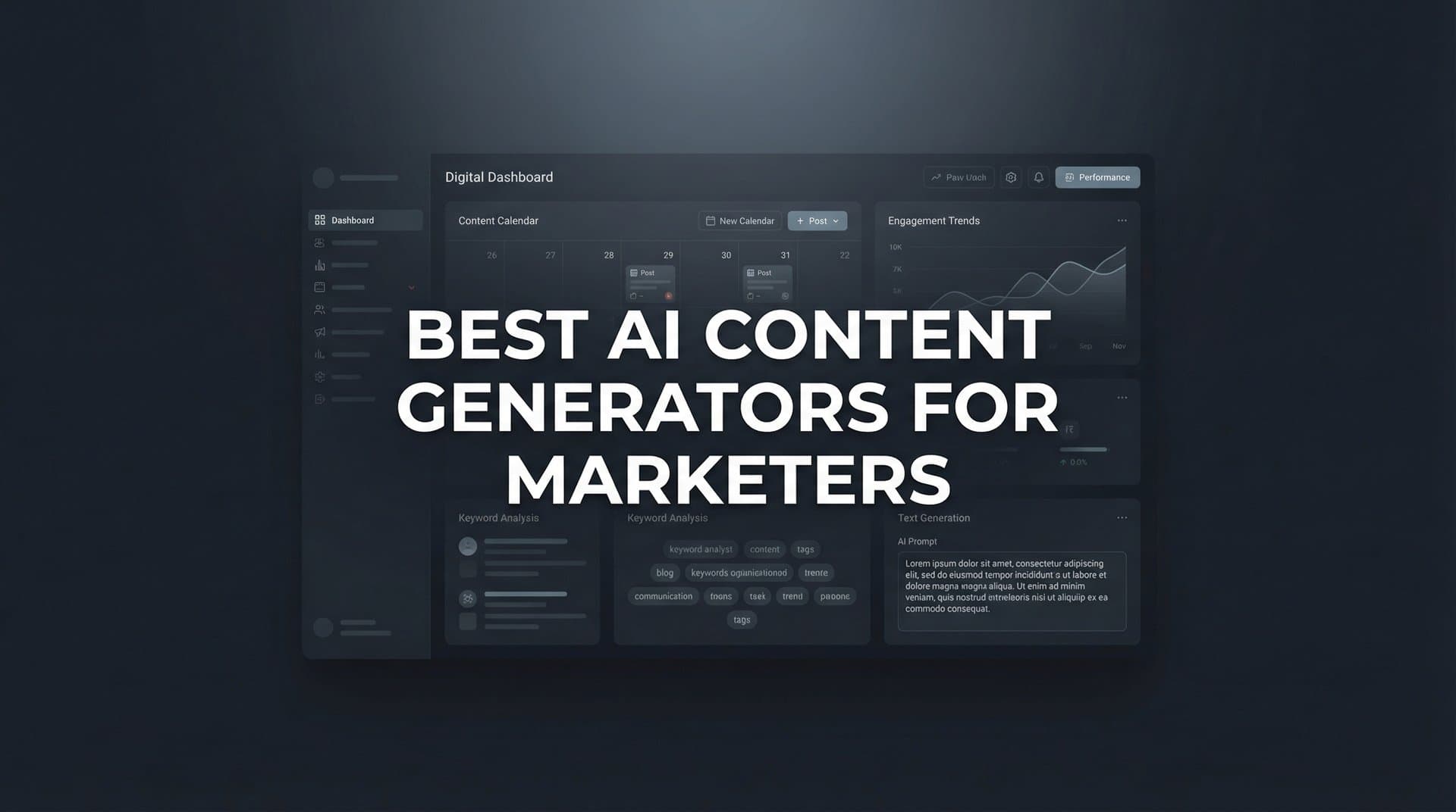 Featured image for: 9 Best AI Content Generators for Marketers in 2026