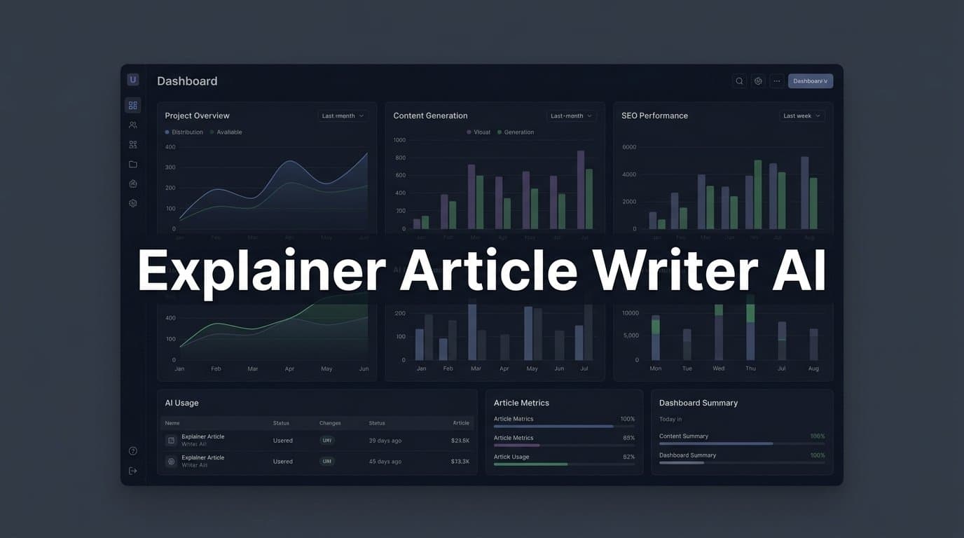 Featured image for: Explainer Article Writer AI: How Intelligent Agents Are Transforming Educational Content