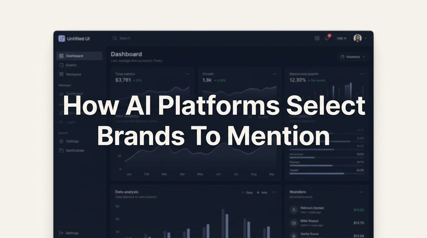 Featured image for: How AI Platforms Select Brands to Mention: The Signals That Drive AI Visibility