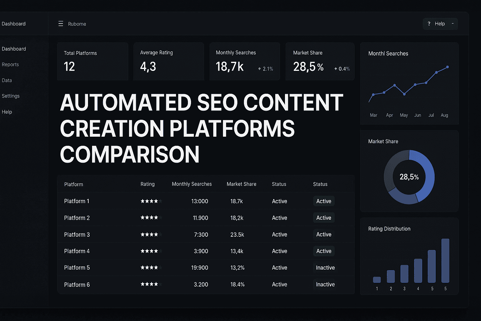 Featured image for: Top 8 Automated SEO Content Creation Platforms Comparison To Scale Your Content Strategy