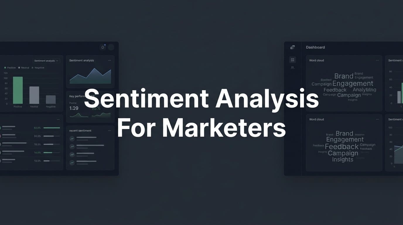 Featured image for: Sentiment Analysis for Marketers: How to Turn Brand Perception Into a Competitive Advantage