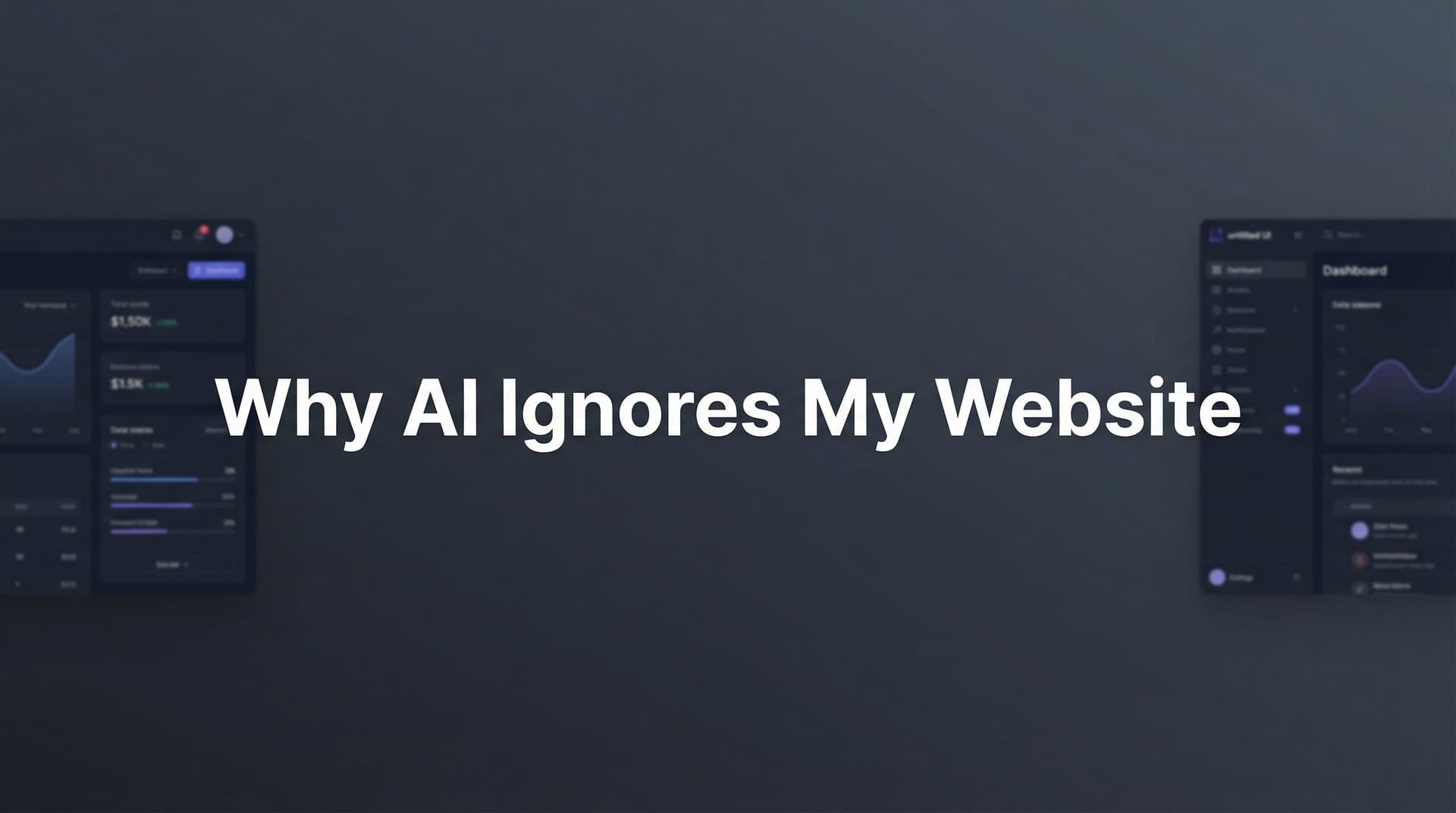 Featured image for: Why AI Ignores My Website: 7 Reasons You're Invisible to ChatGPT, Claude, and Perplexity