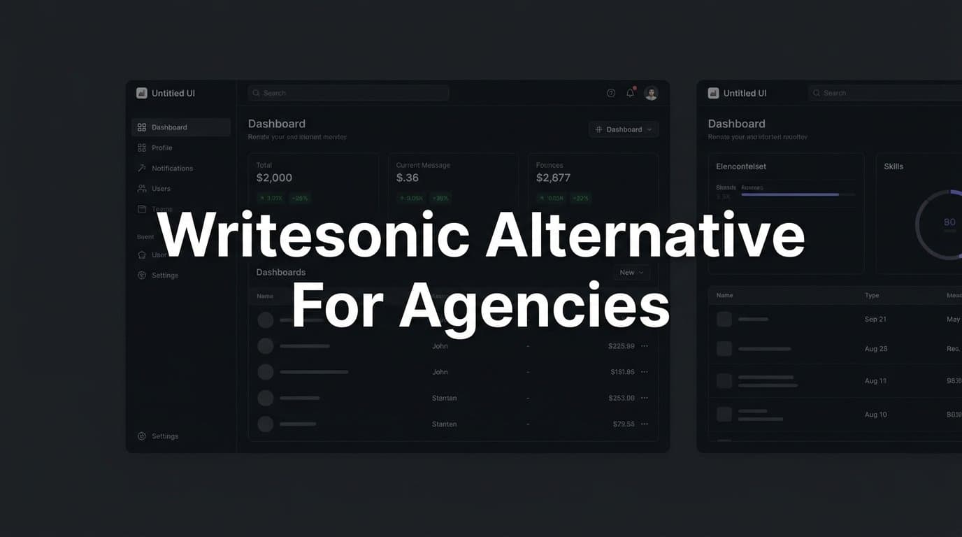 Featured image for: 6 Best Writesonic Alternatives for Agencies in 2026